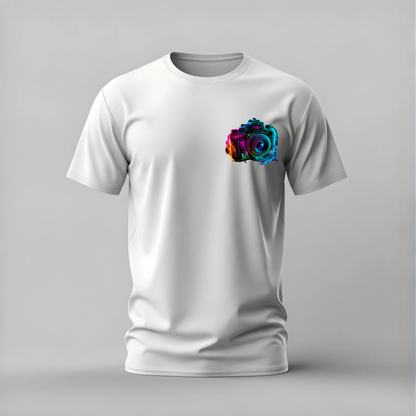 NEON CAMERA Graphic T-Shirt