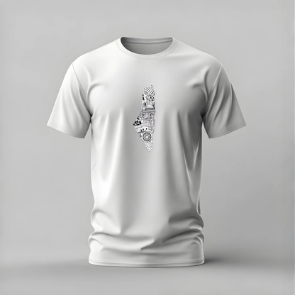 PALESTINE Map Graphic T-Shirt