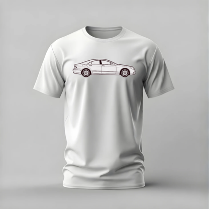 MERCEDES CLS Line Art Graphic T-Shirt