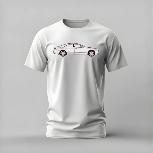 MERCEDES CLS Line Art Graphic T-Shirt