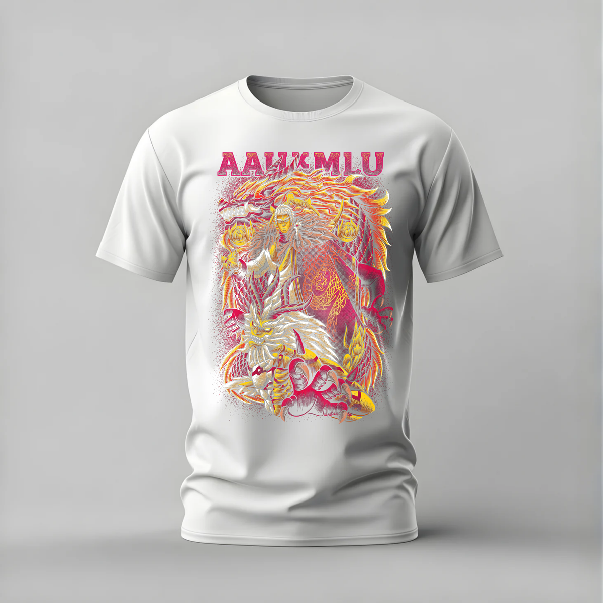 AAUKMLU DRAGON Graphic T-Shirt