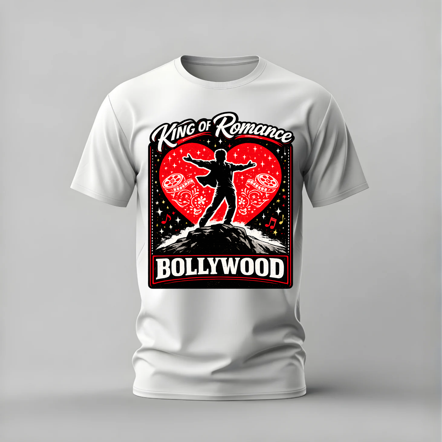 KING OF ROMANCE Bollywood Graphic T-Shirt