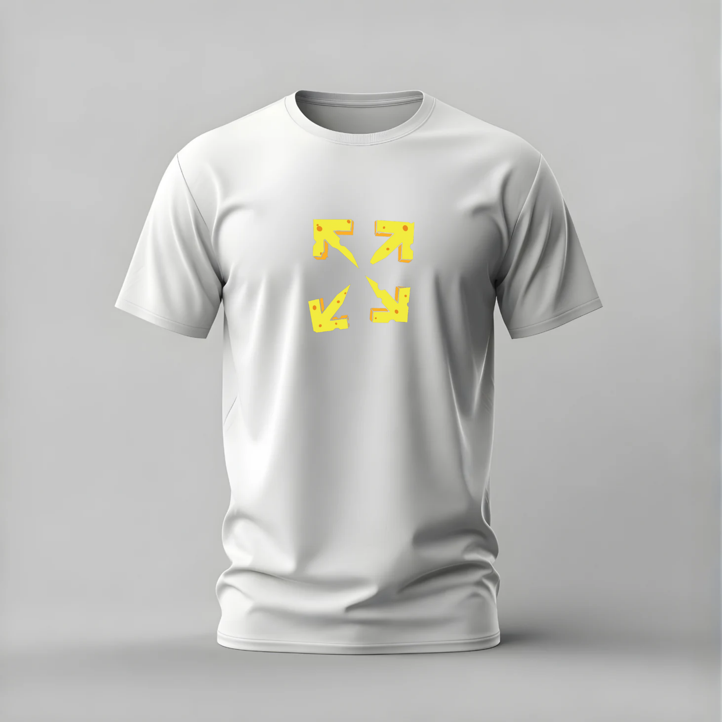 OFF-WHITE Cheese Arrows Graphic T-Shirt