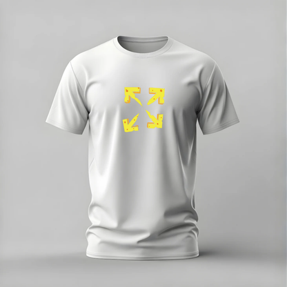 OFF-WHITE Cheese Arrows Graphic T-Shirt
