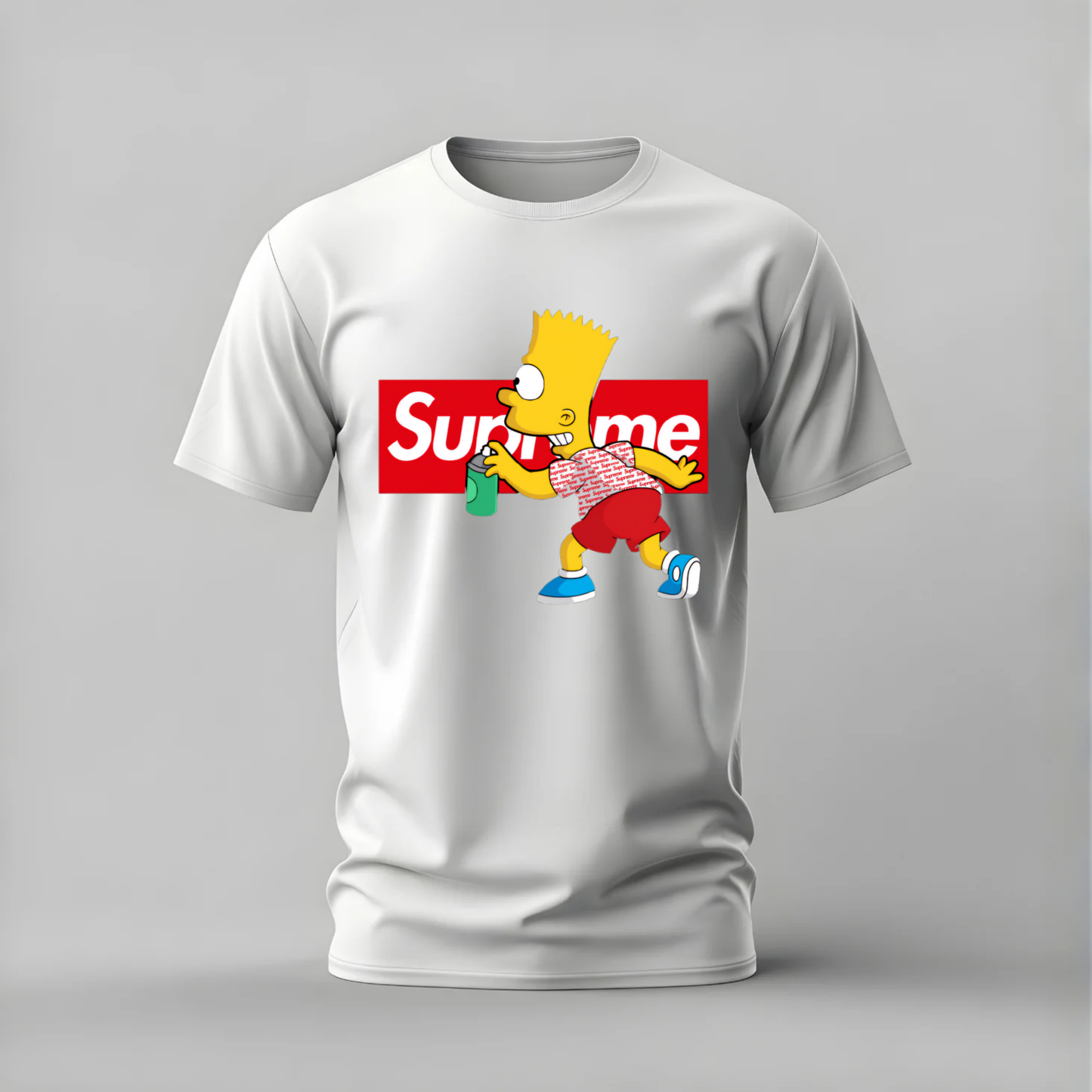 BART SIMPSON Supreme Spray Graphic T-Shirt