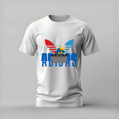 BART SIMPSON Adidas DJ Graphic T-Shirt