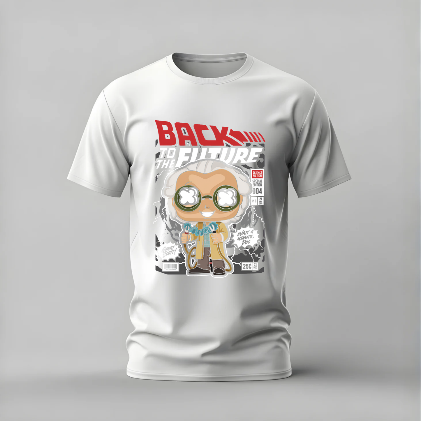 BACK TO THE FUTURE Doc Brown Graphic T-Shirt