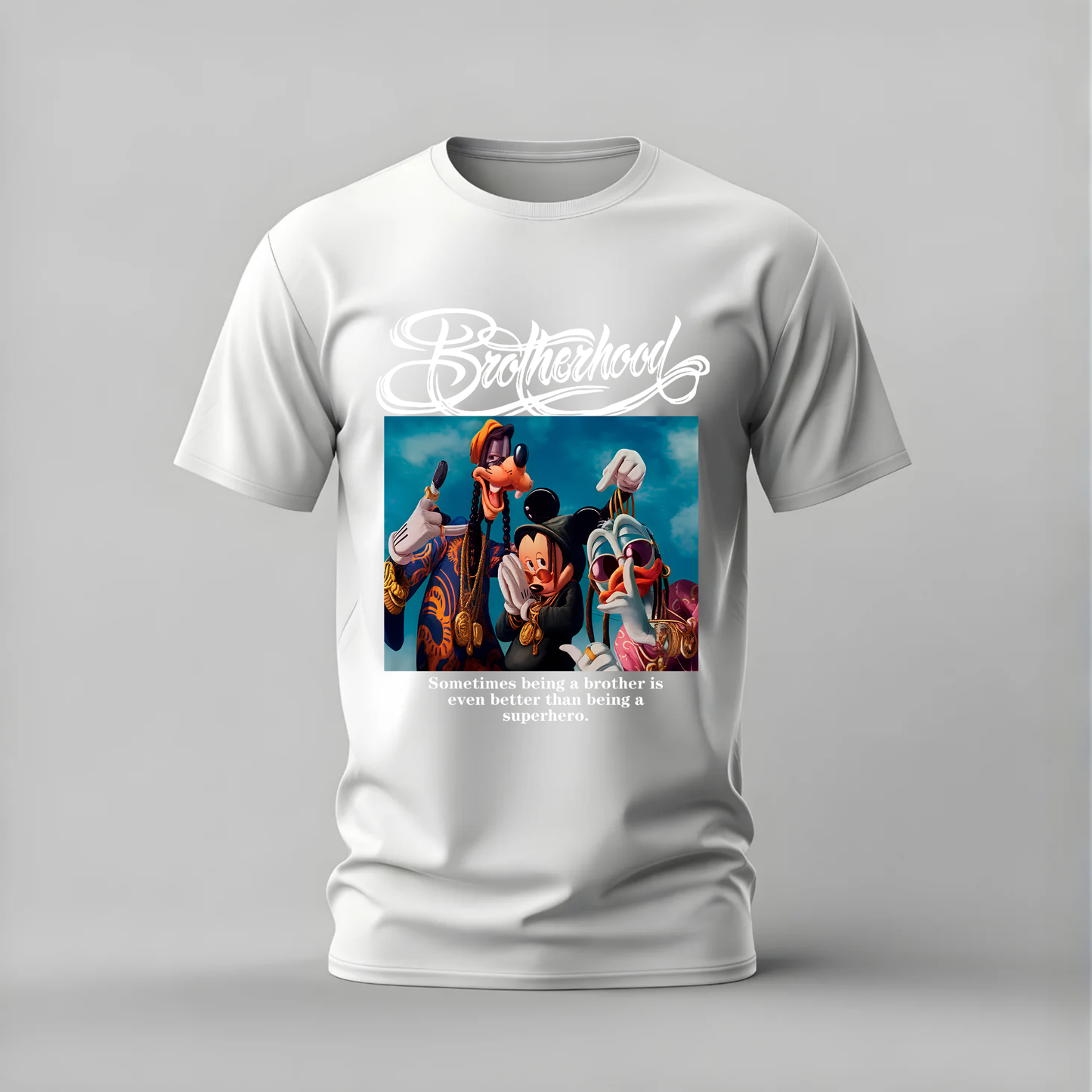 BROTHERHOOD Disney Characters Graphic T-Shirt