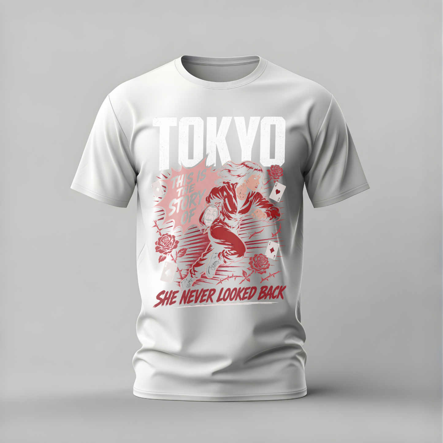 Tokyo Heist Story Never Looked Back T-Shirt