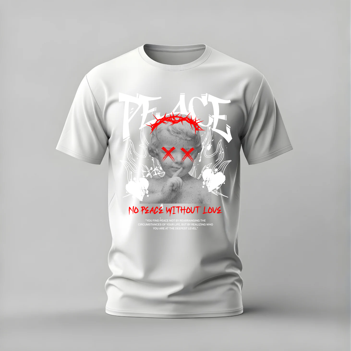 NO PEACE WITHOUT LOVE Graphic T-Shirt