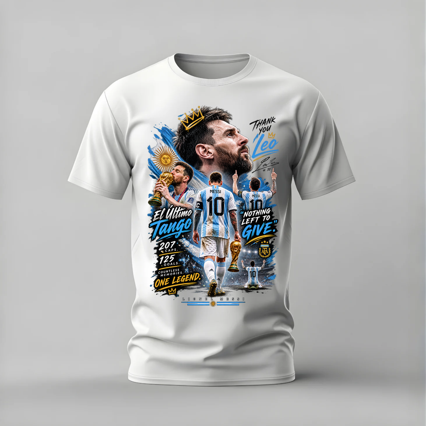THANK YOU LEO MESSI Graphic T-Shirt