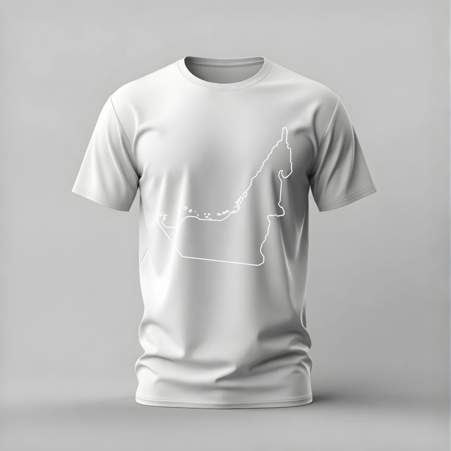 UAE Map Outline Graphic T-Shirt