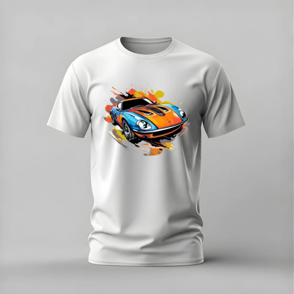 COLORFUL SPORTS CAR Graphic T-Shirt