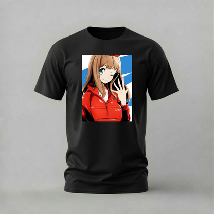 ANIME GIRL SUPREME Graphic T-Shirt