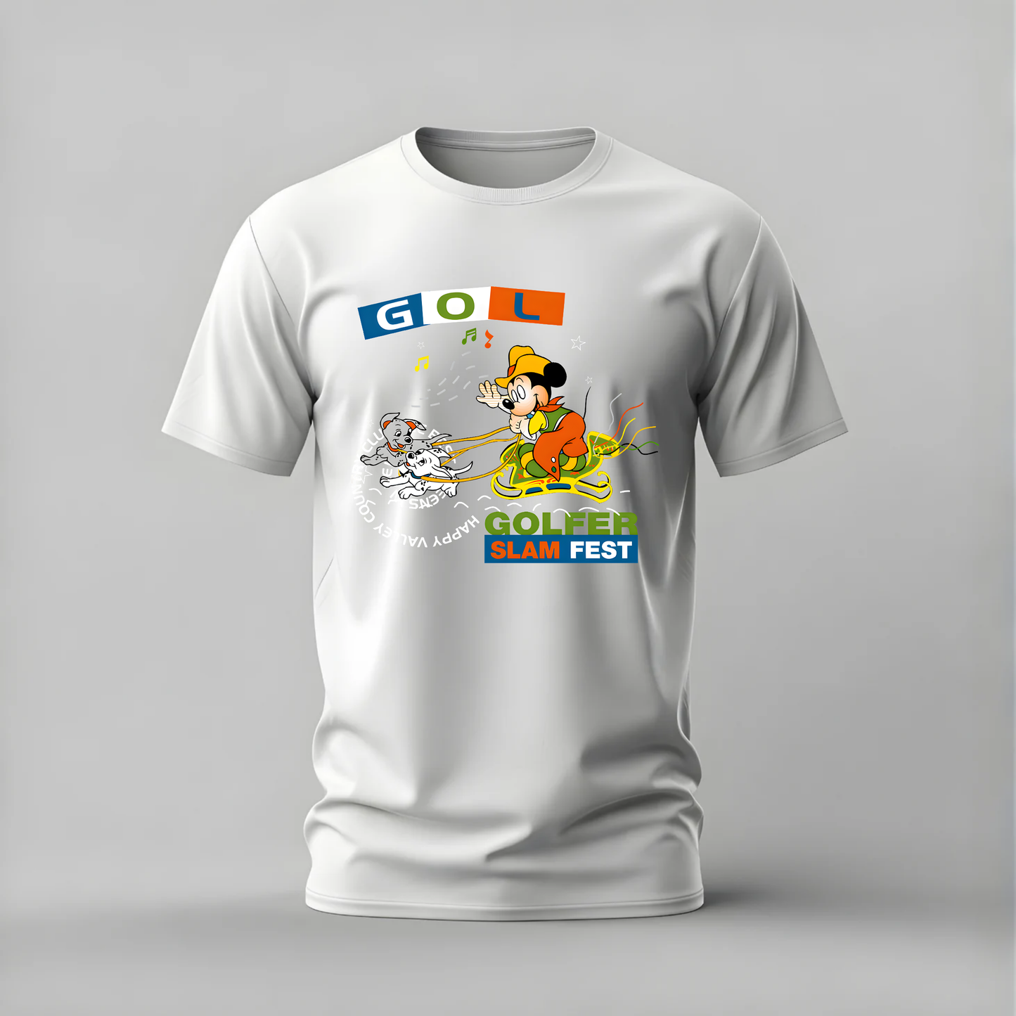 GOLFER SLAM FEST Mickey Graphic T-Shirt
