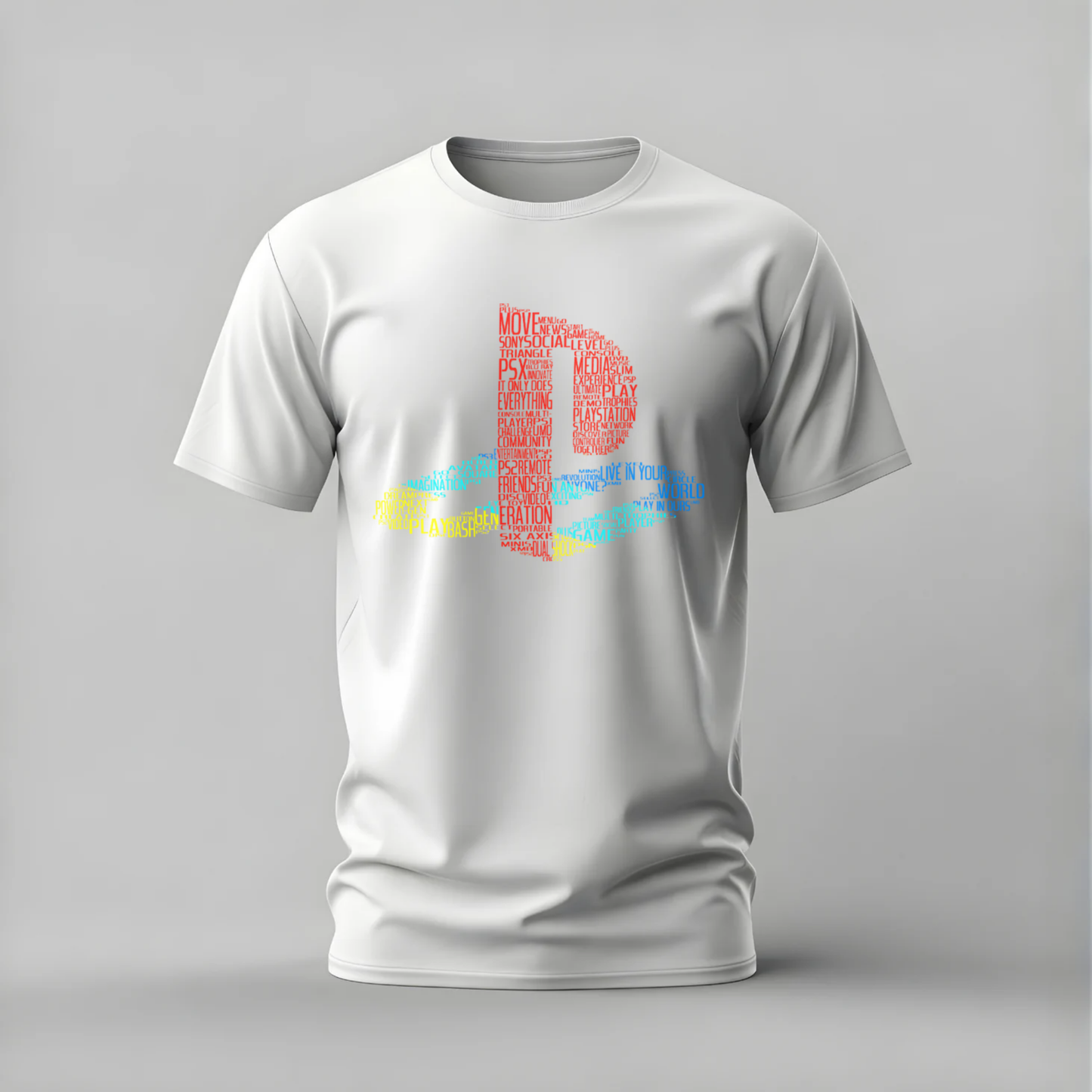 PLAYSTATION Word Art Logo Graphic T-Shirt