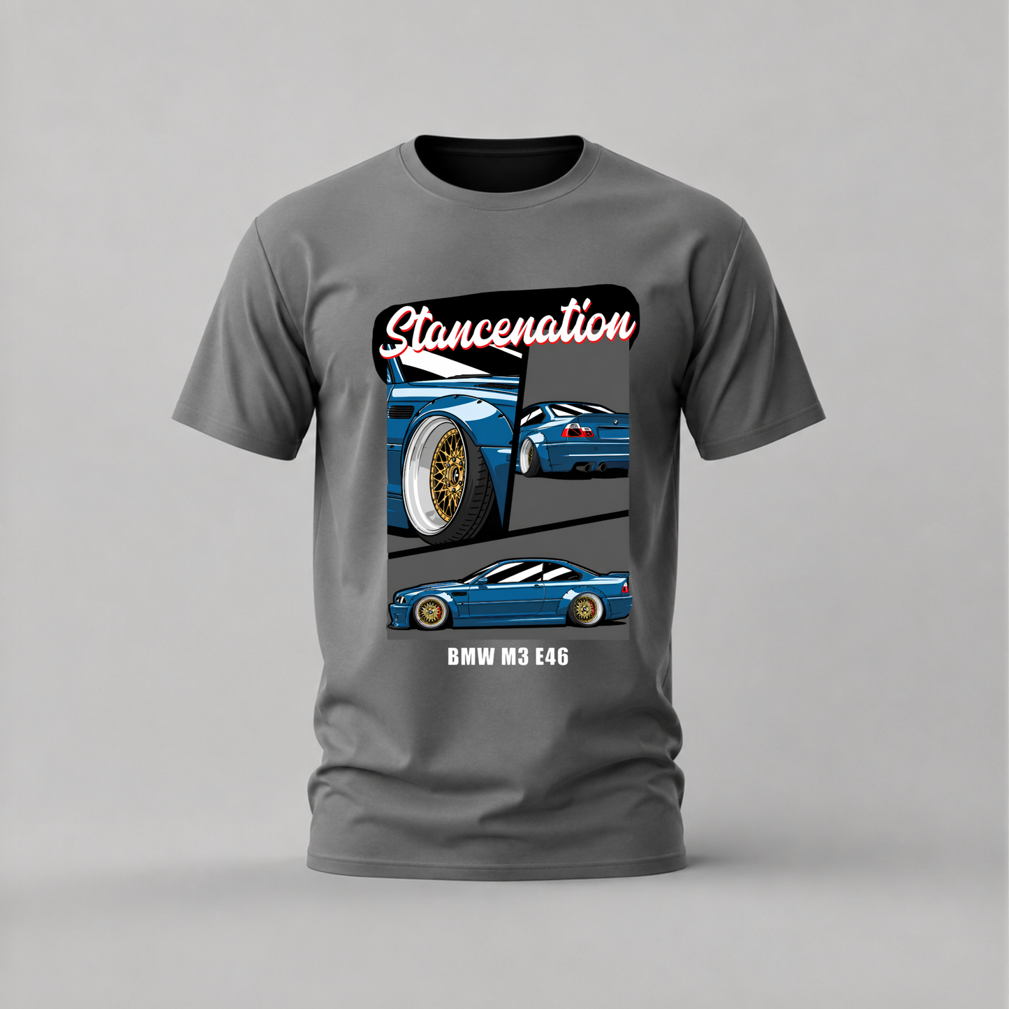 BMW M3 E46 Stancenation Graphic T-Shirt