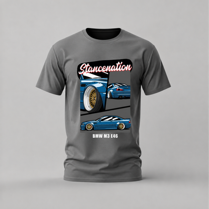 BMW M3 E46 Stancenation Graphic T-Shirt
