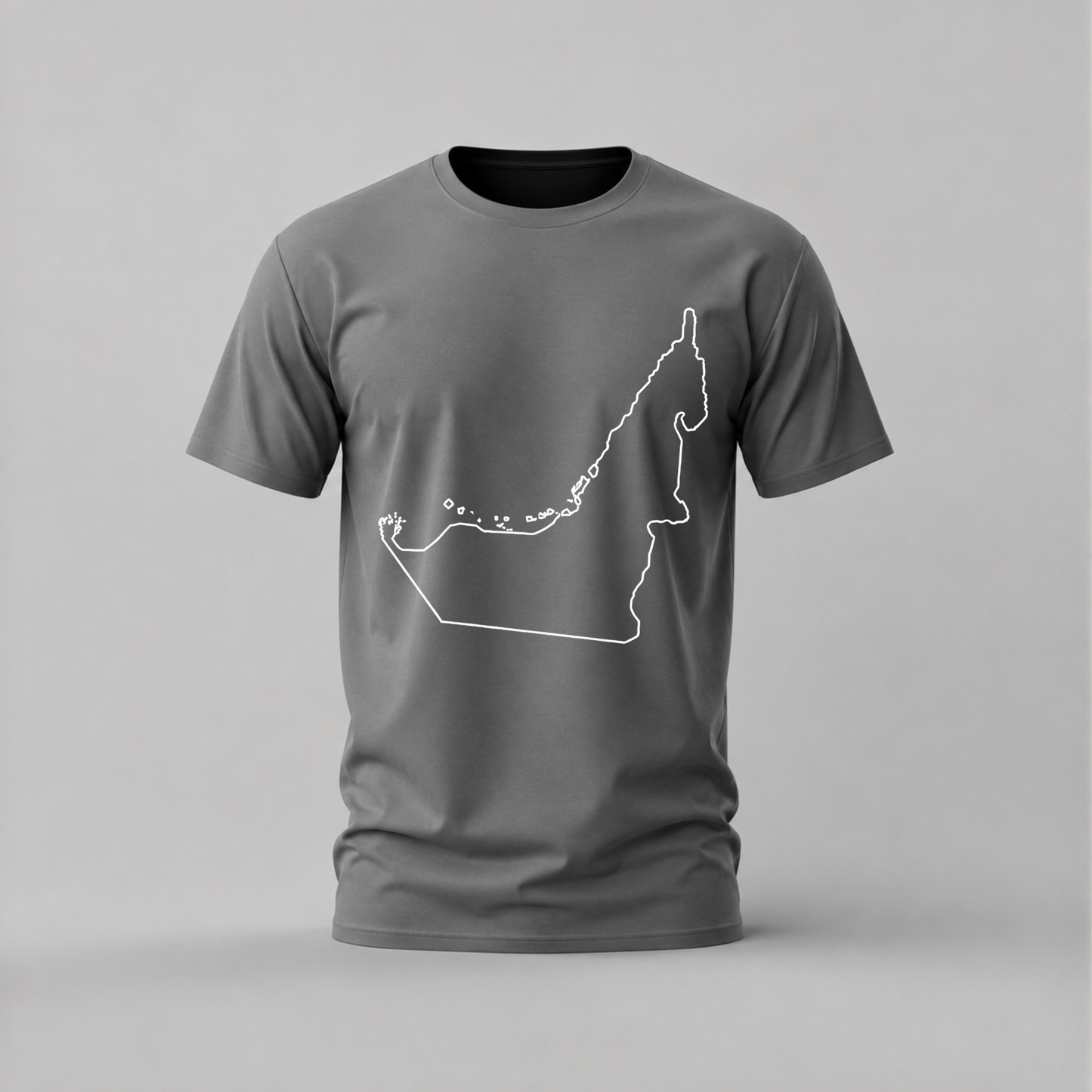 UAE Map Outline Graphic T-Shirt