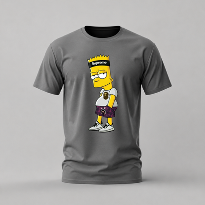 BART SUPREME BAPE Graphic T-Shirt