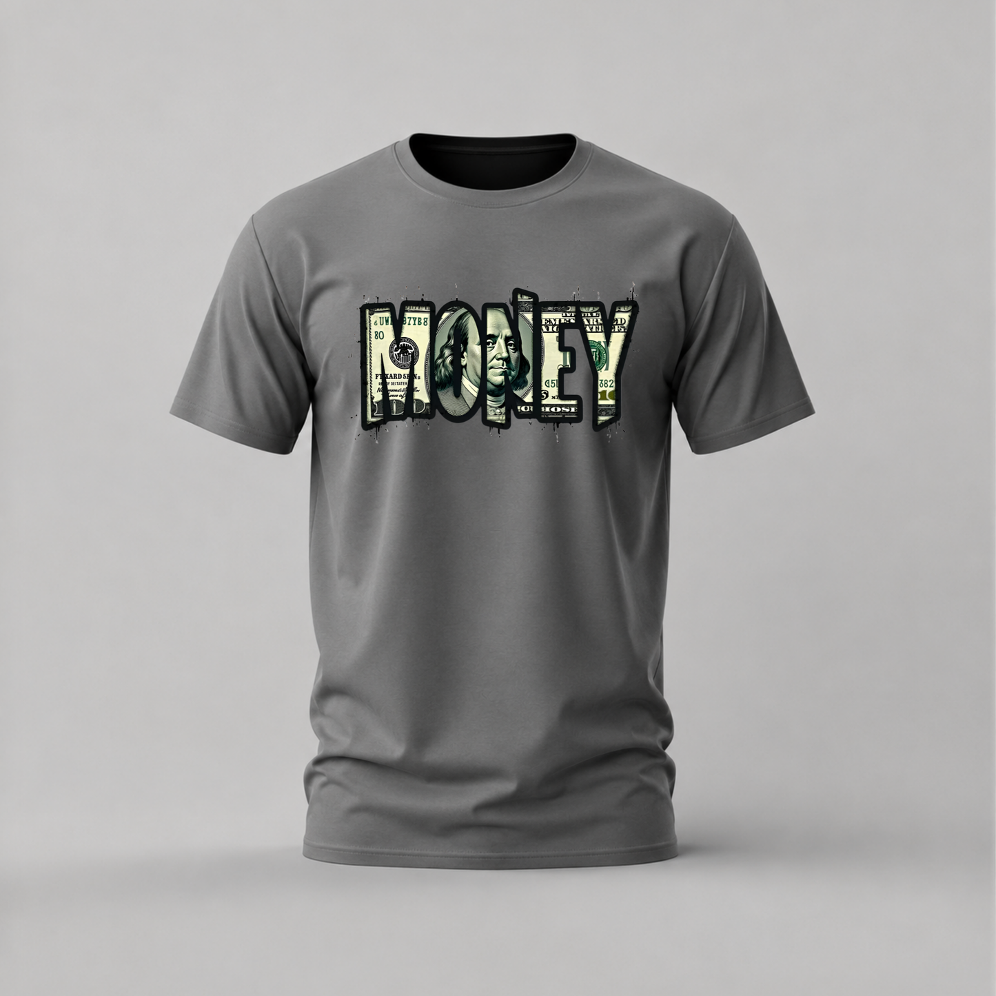 MONEY Dollar Bill Graphic T-Shirt