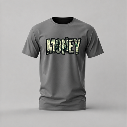 MONEY Dollar Bill Graphic T-Shirt