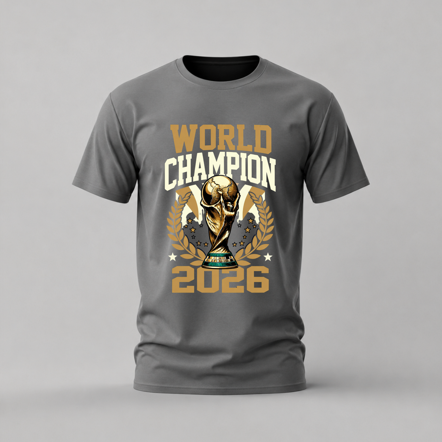 WORLD CHAMPION 2026 Trophy Graphic T-Shirt