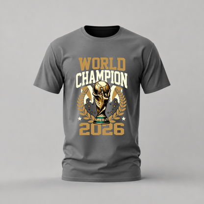 WORLD CHAMPION 2026 Trophy Graphic T-Shirt