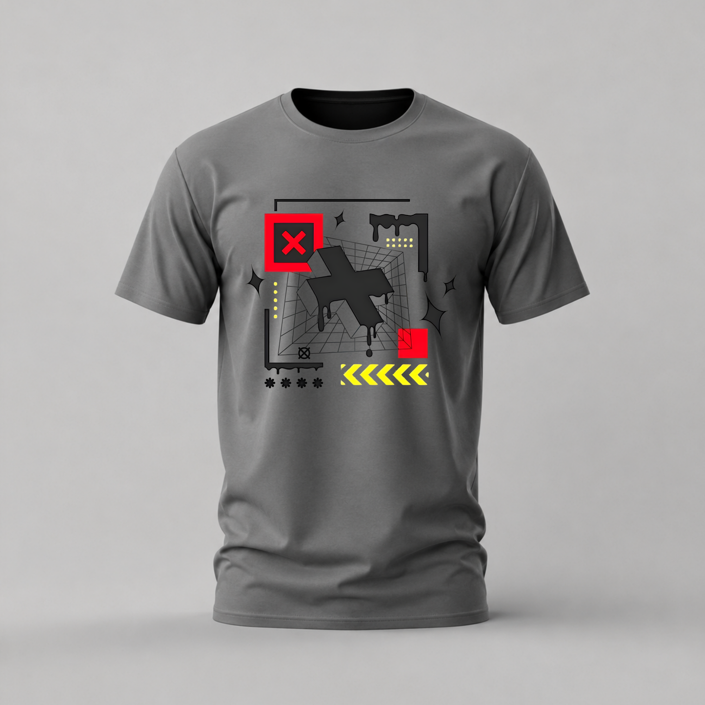 DARK X Cyber Graphic T-Shirt