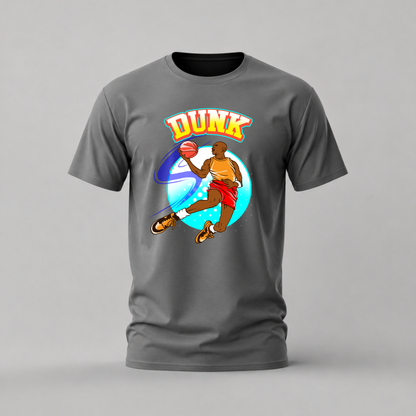 DUNK Basketball Graphic T-Shirt