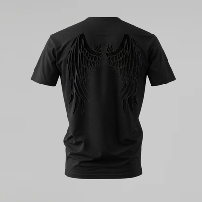 BLACK ANGEL WINGS Graphic T-Shirt