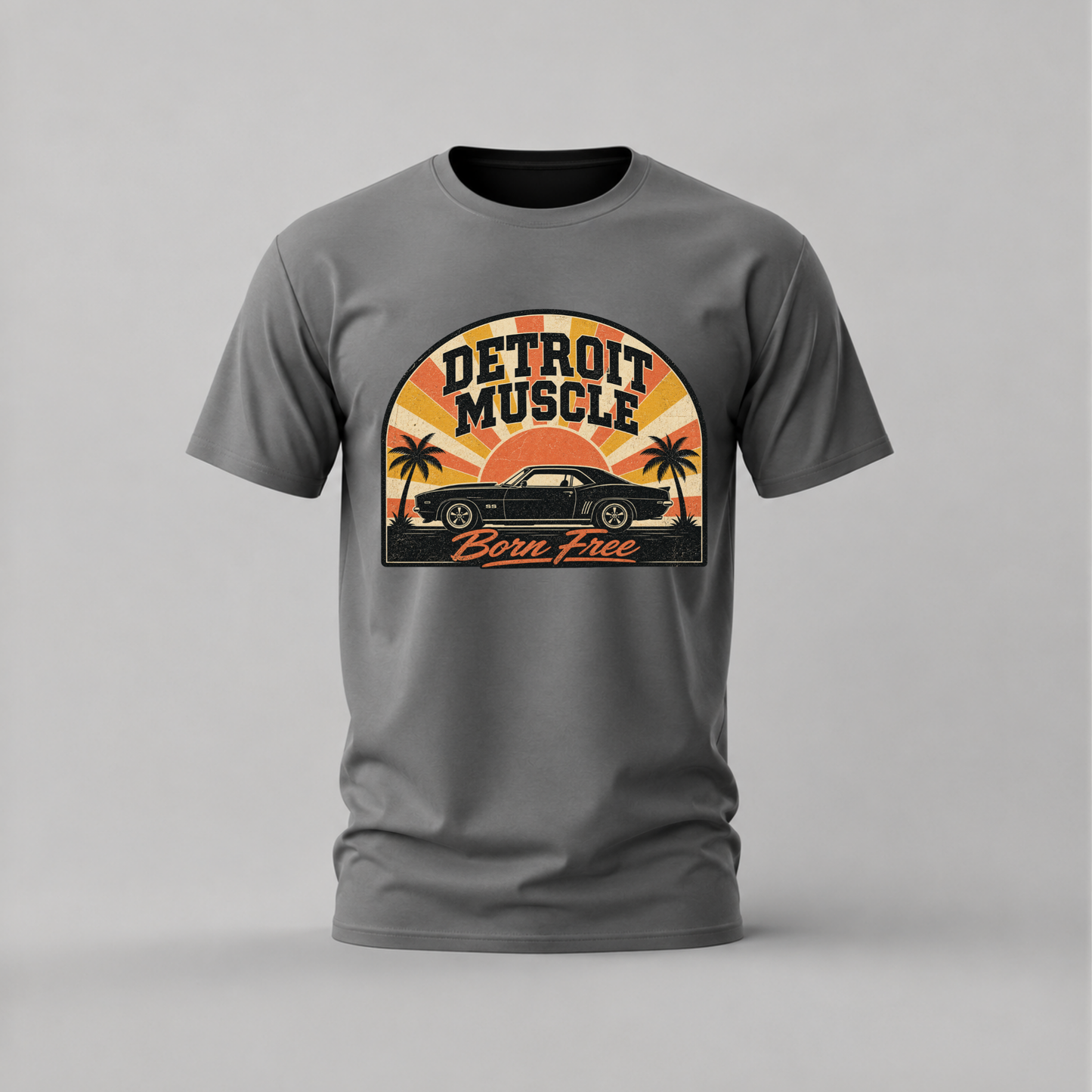 DETROIT MUSCLE Graphic T-Shirt