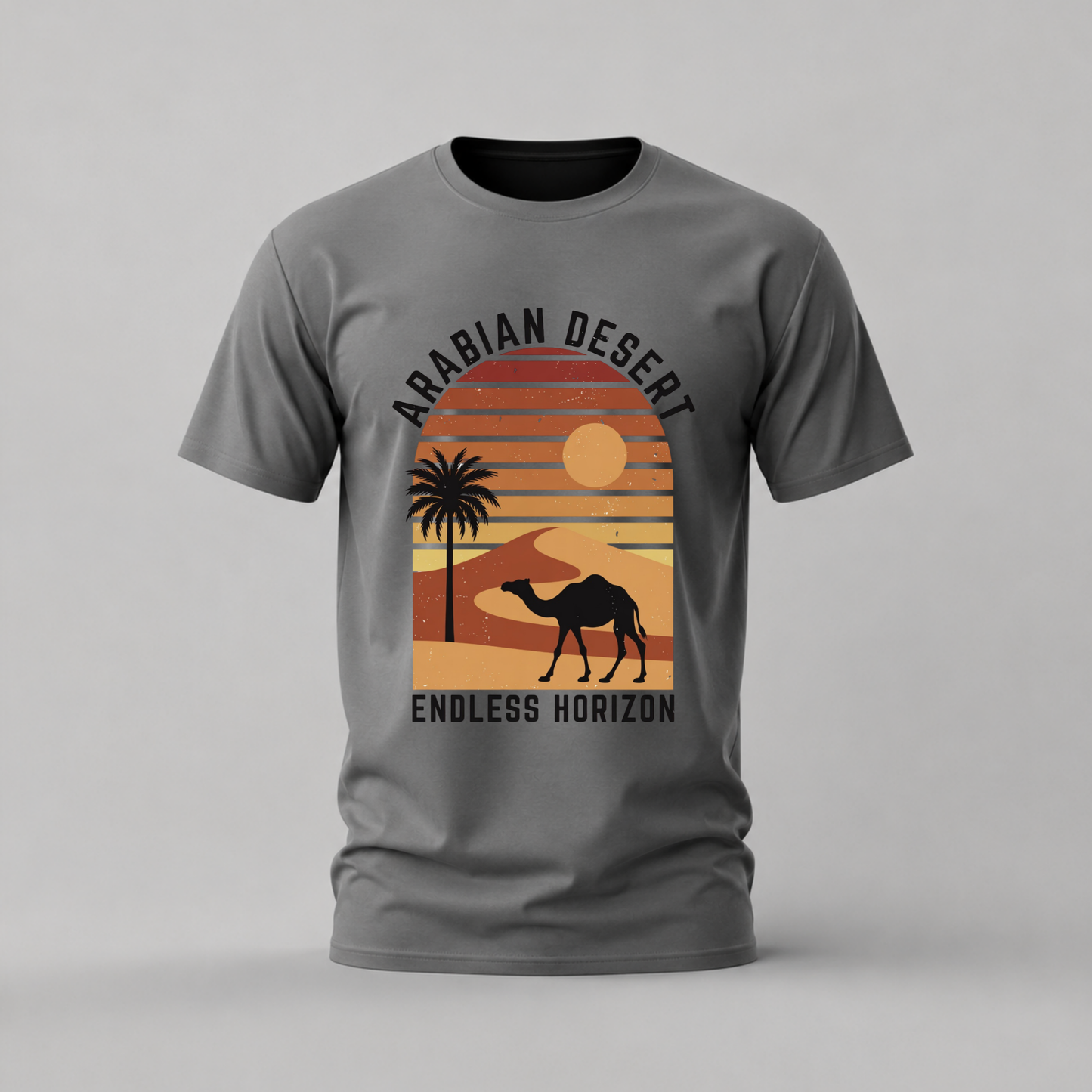 ARABIAN DESERT Camel Graphic T-Shirt