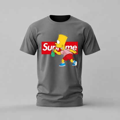 BART SIMPSON Supreme Spray Graphic T-Shirt