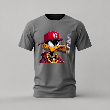 GANGSTER DAFFY DUCK Graphic T-Shirt