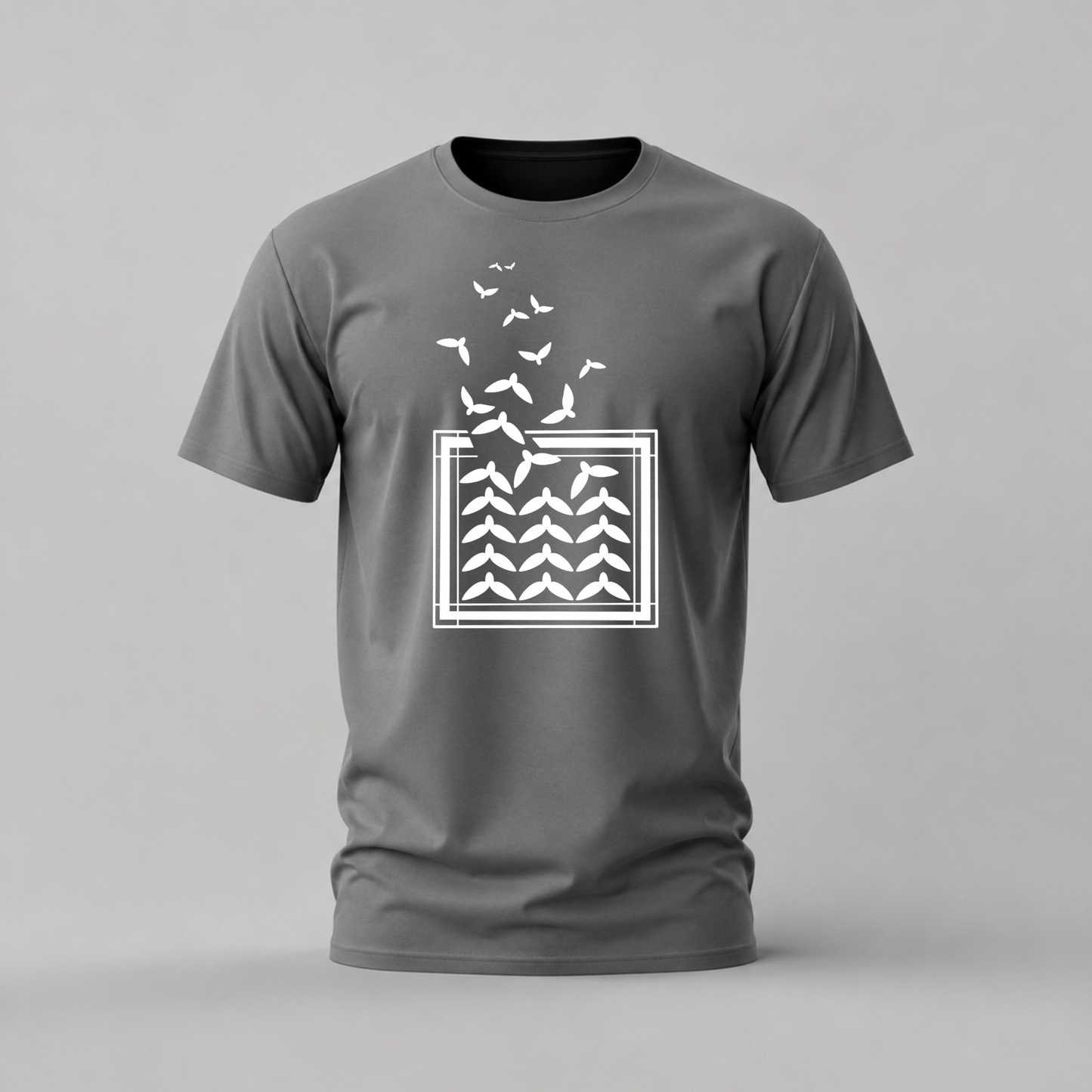 WHALE TAILS FRAME Graphic T-Shirt