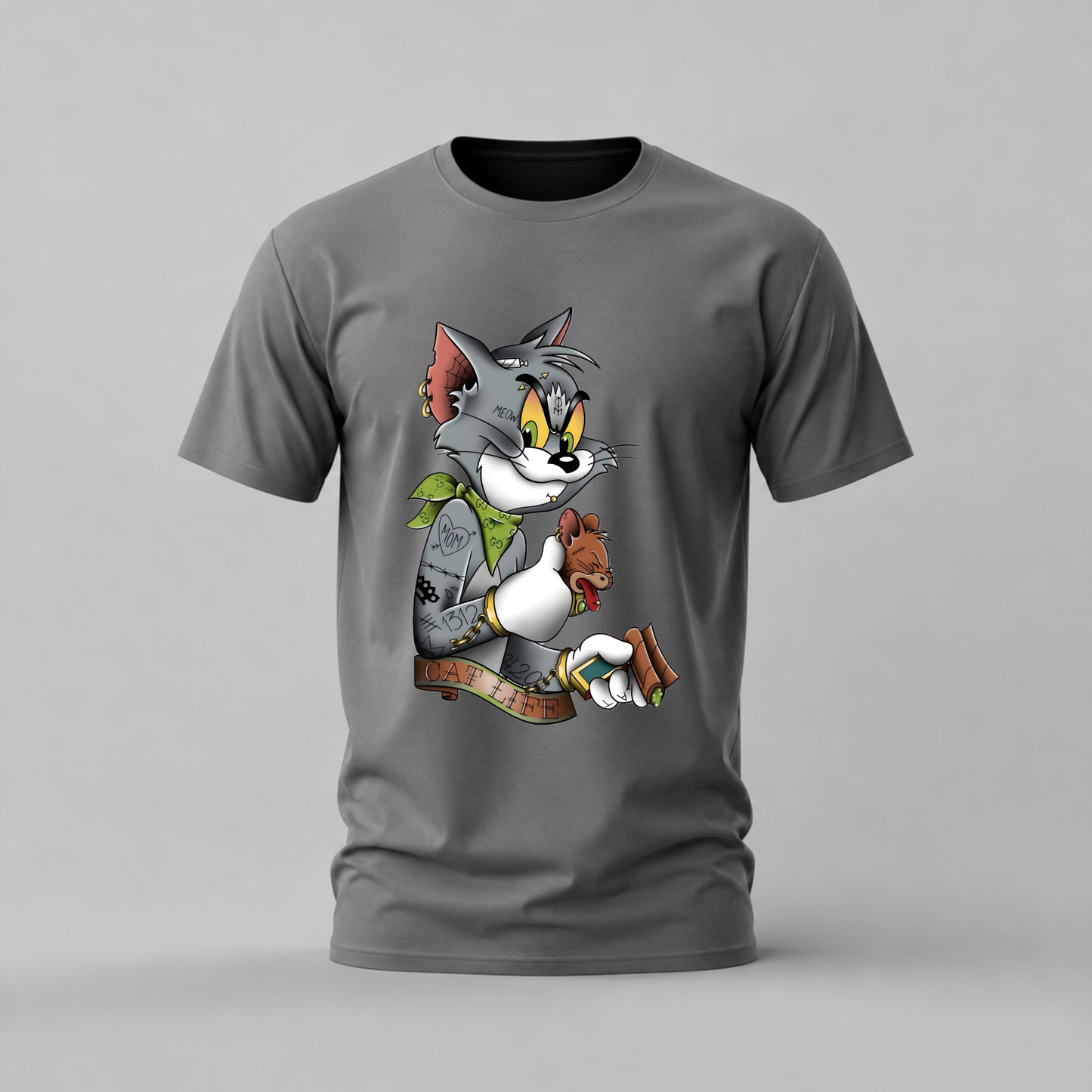 TOM & JERRY Cat Life Graphic T-Shirt