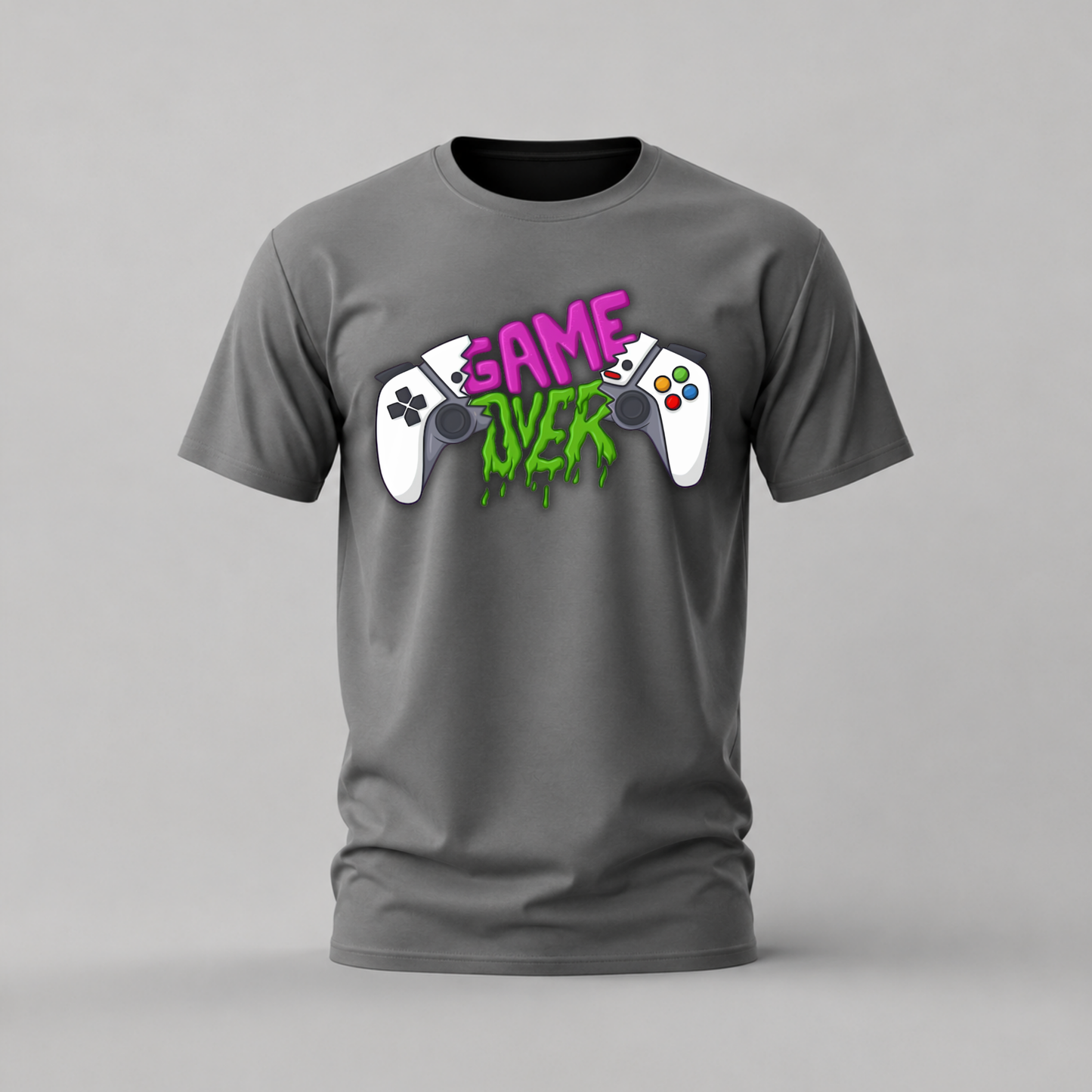GAME OVER Controllers Graphic T-Shirt