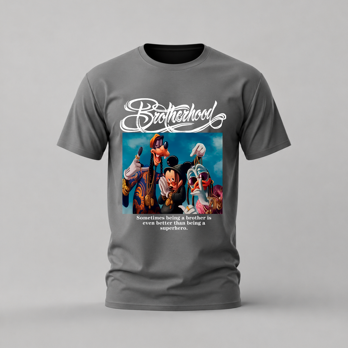 BROTHERHOOD Disney Characters Graphic T-Shirt