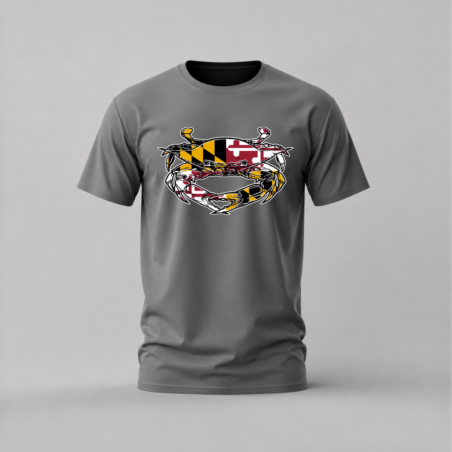 MARYLAND Flag Crab Graphic T-Shirt
