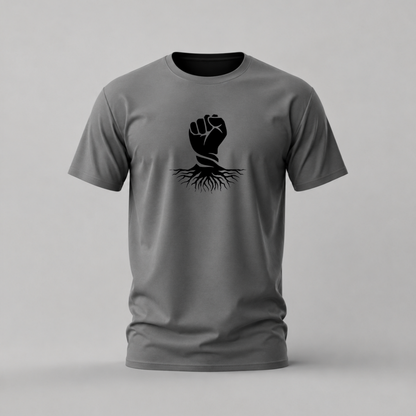 RAISED FIST Roots Graphic T-Shirt