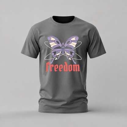 FREEDOM Butterfly Graphic T-Shirt