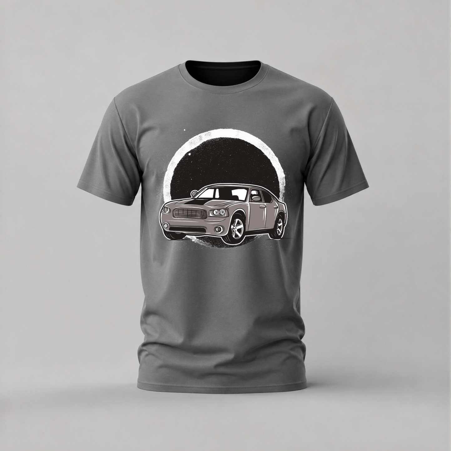 CHARGERS Car Moon Graphic T-Shirt