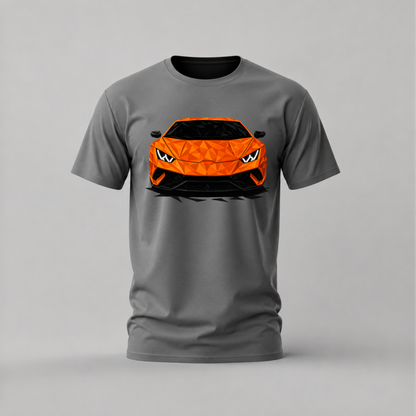 LAMBORGHINI Low Poly Graphic T-Shirt