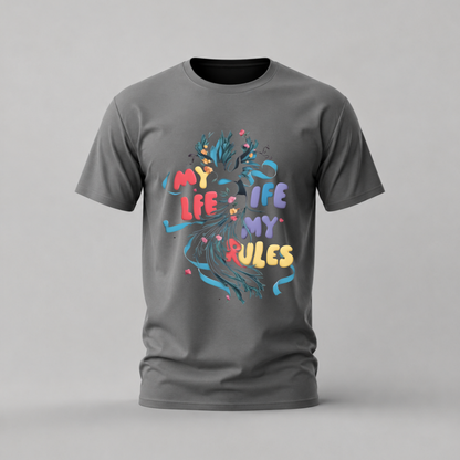 MY LIFE MY RULES Graphic T-Shirt