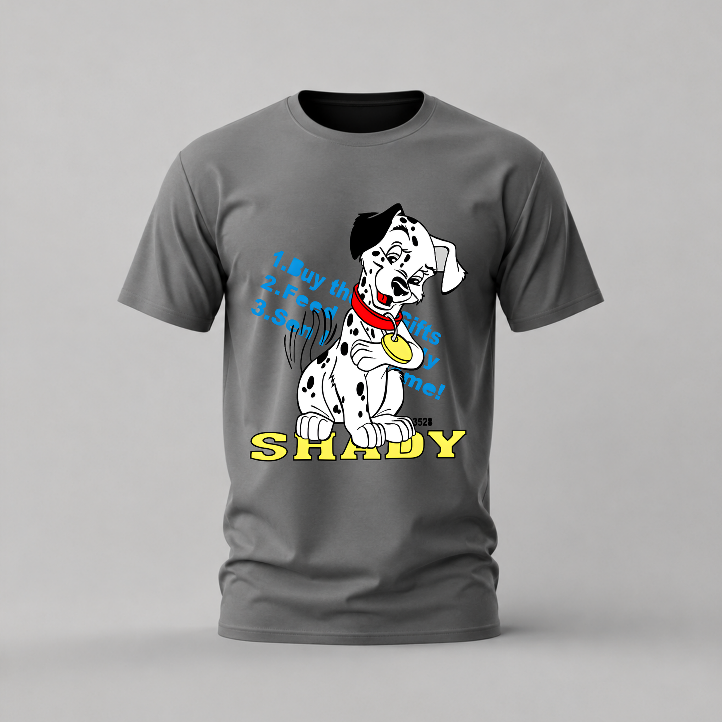 SHADY Dalmatian Graphic T-Shirt