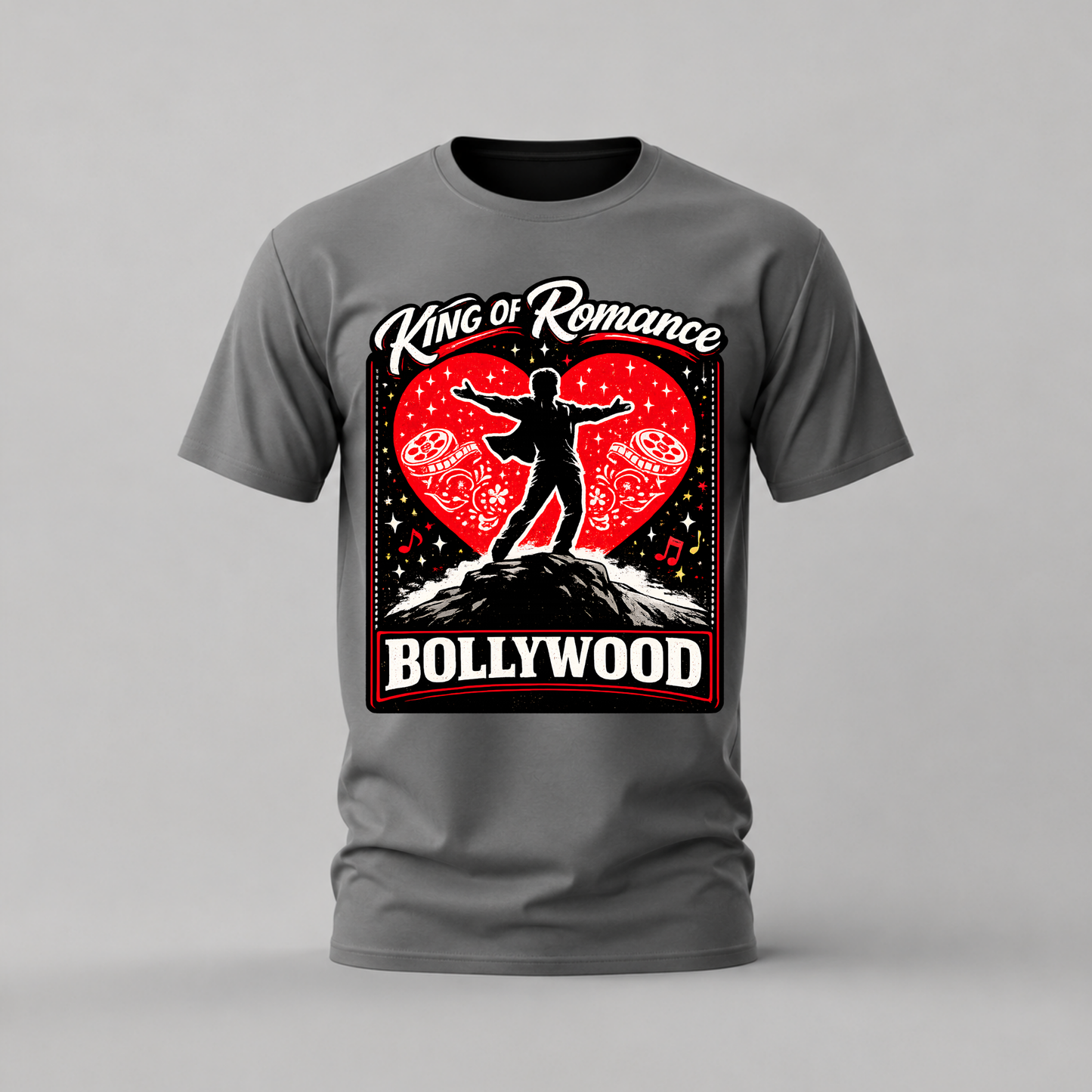 KING OF ROMANCE Bollywood Graphic T-Shirt