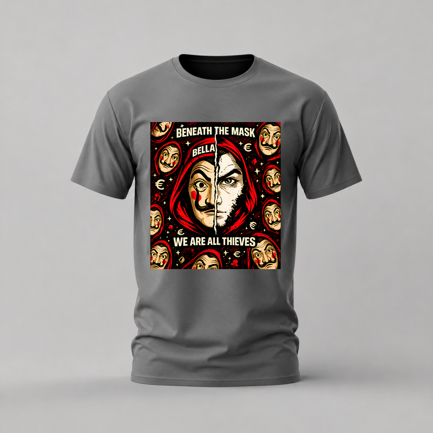 MONEY HEIST We Are All Thieves Graphic T-Shirt
