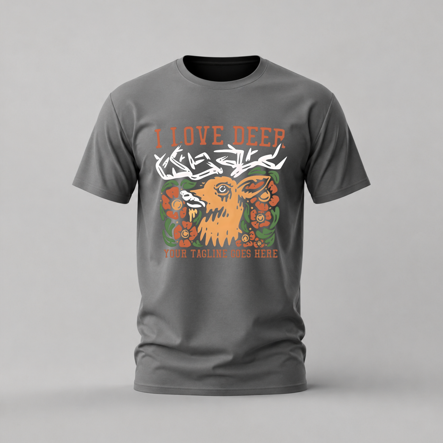 I LOVE DEER Graphic T-Shirt