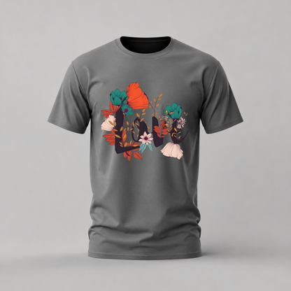 LOVE Floral Graphic T-Shirt
